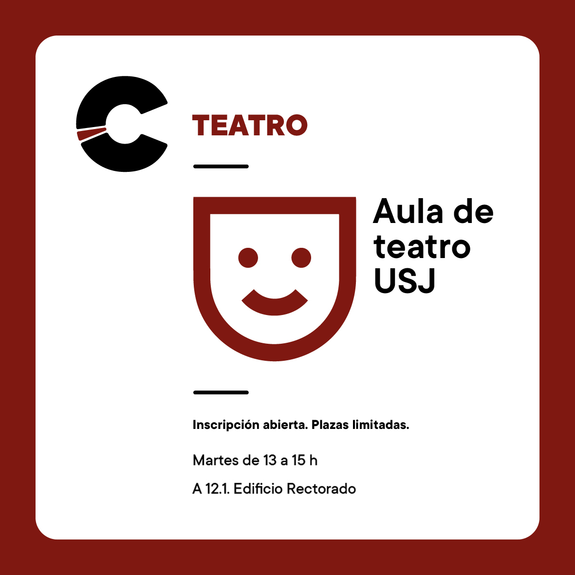 Carteleria RRSS Aula de Teatro
